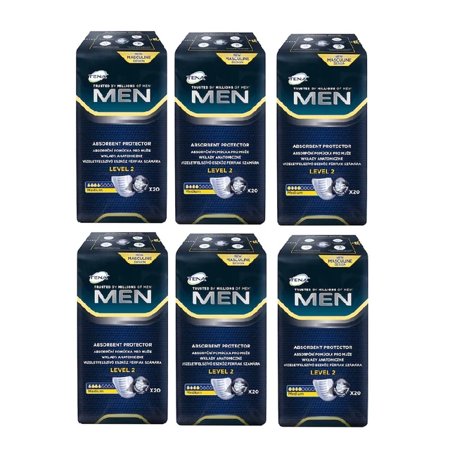 TENA Men Level 2 - комплект 6×20 броя