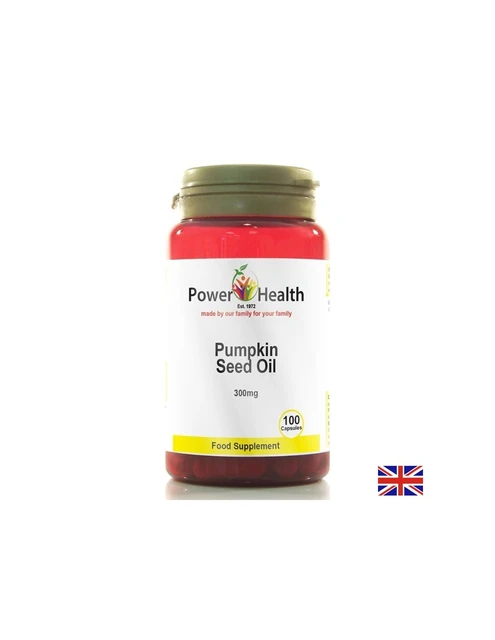 Тиквено масло Power Health 300 mg - 100 капсули